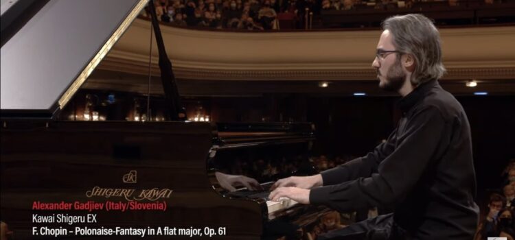 Alexander Gadjiev, v finalu Chopinovega klavirskega tekmovanja